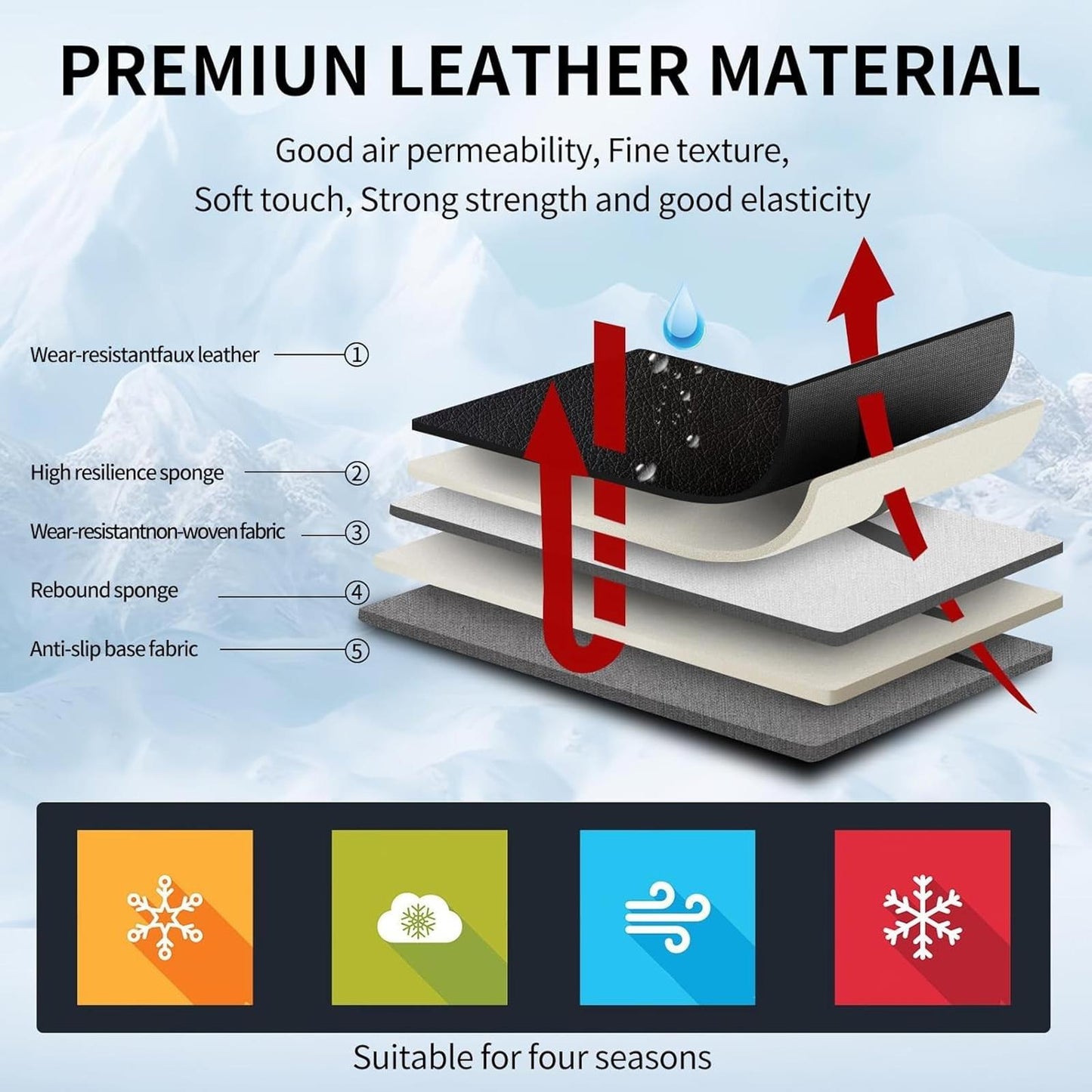 Car Seat Covers Compatible with Hyundai Tucson 2010-2025. Waterproof & Breathabl