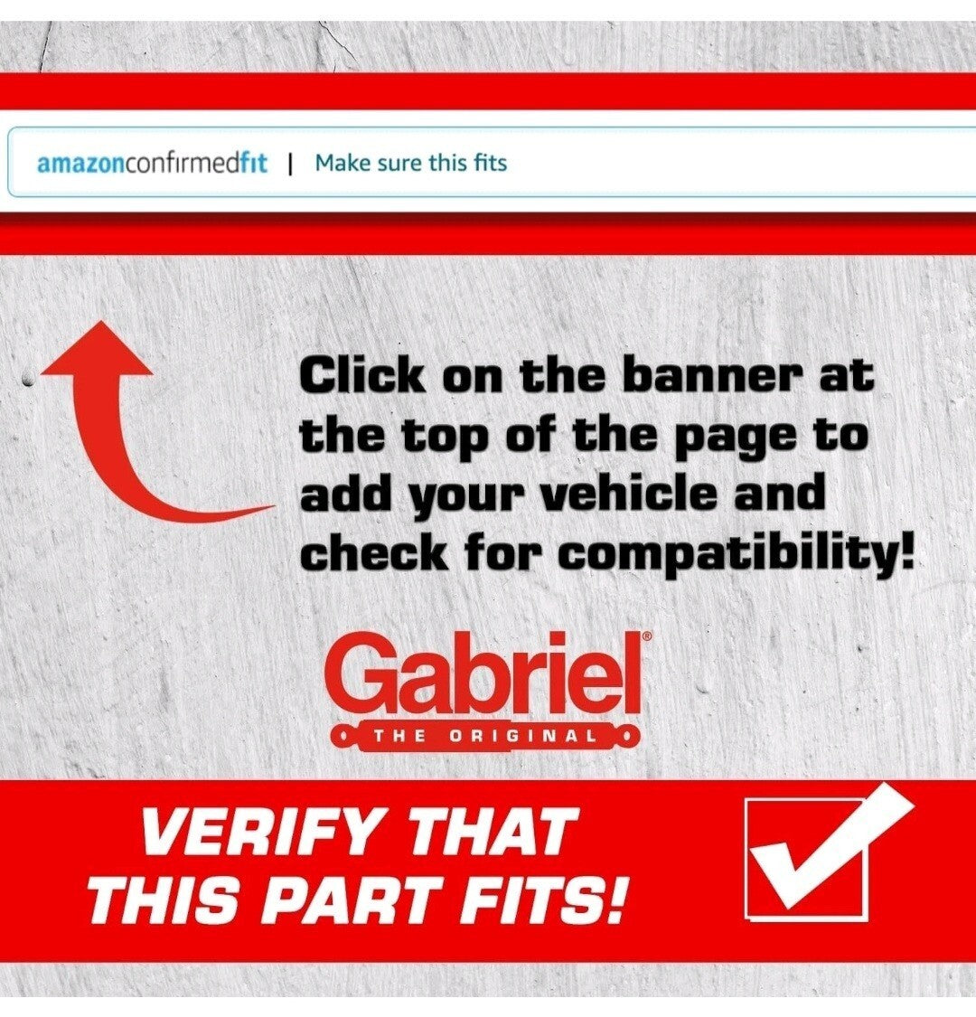 Gabriel 34057 Load Carrier Towing & Hauling Front Spring Shocks Fits Ford F-150,