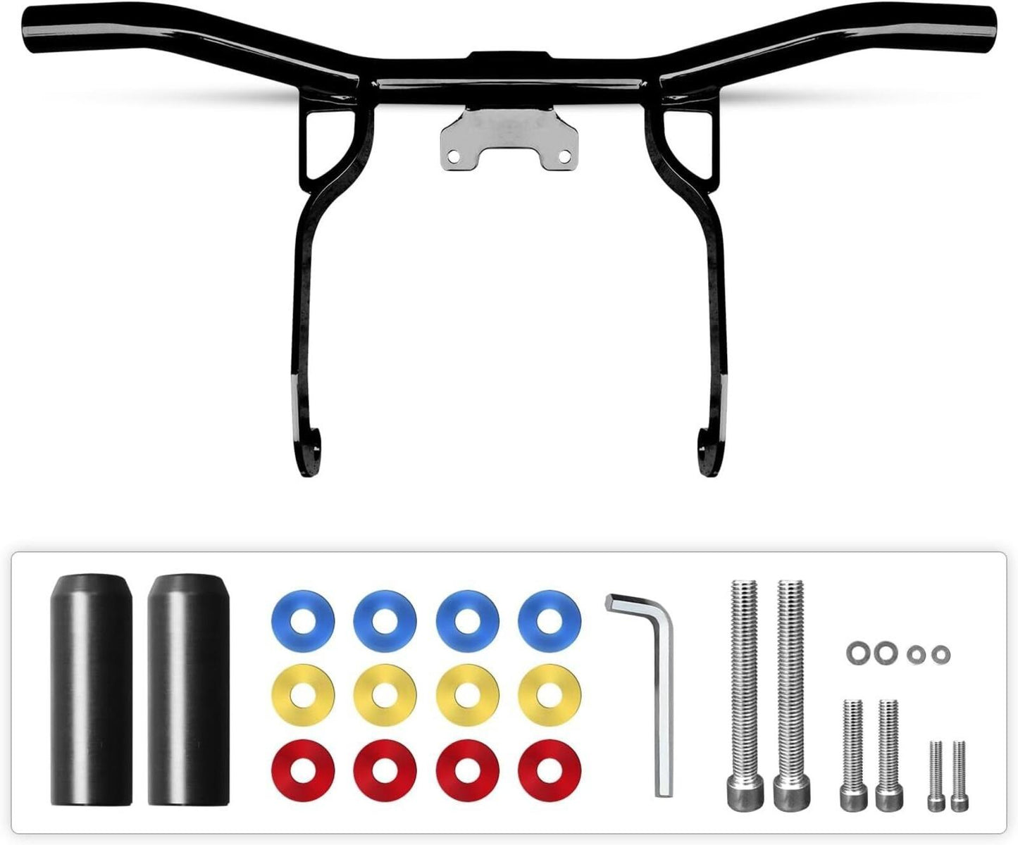 Front Crash Bar Engine Guard Compatible with Harley Davidson Touring Street
