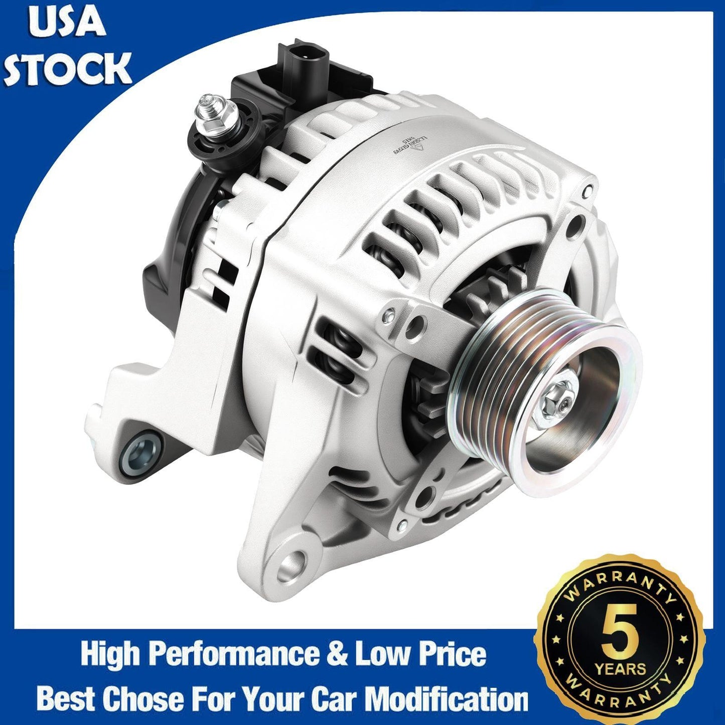 Alternator For 2007-2008 Dodge Ram 1500 V8 5.7L 2007-2008 Chrysler Aspen V8 5.7L