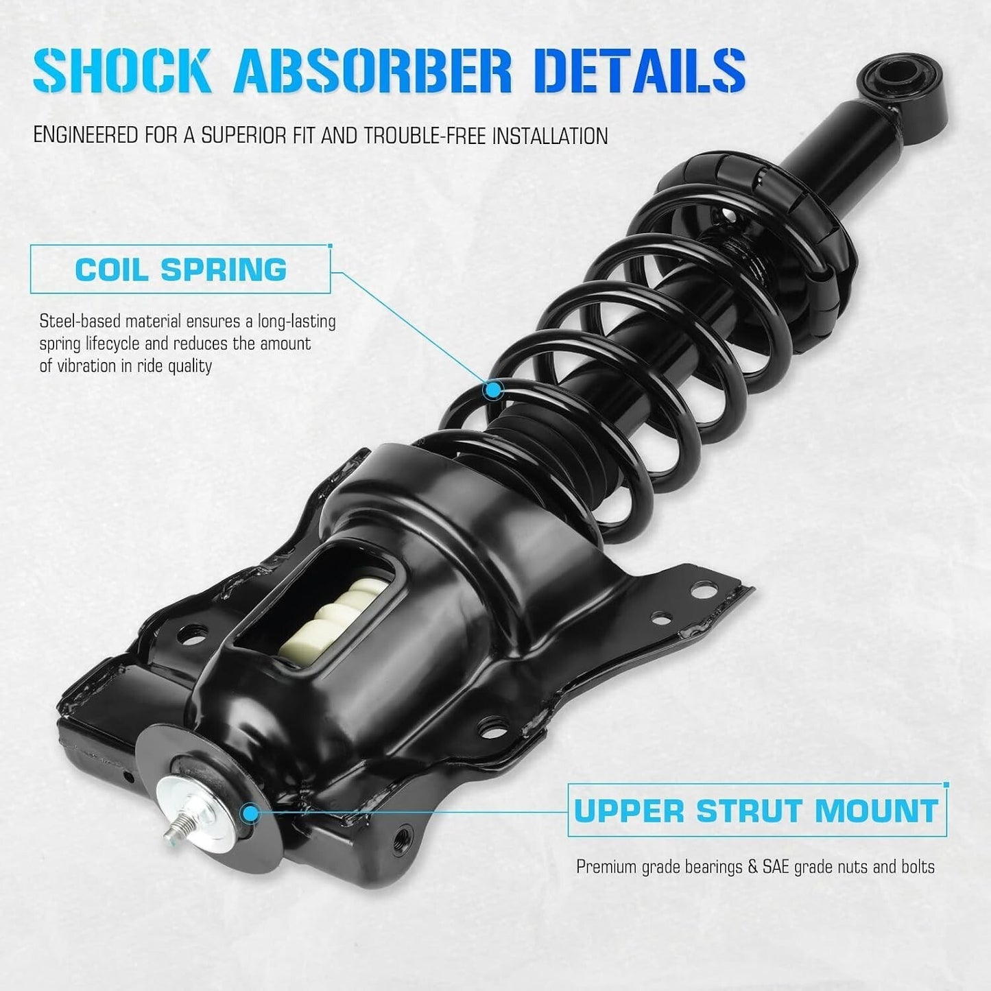 01-06 Rear Struts w/ Coil Springs Hyundai Sonata XG350 XG330 Kia Optima Magentis