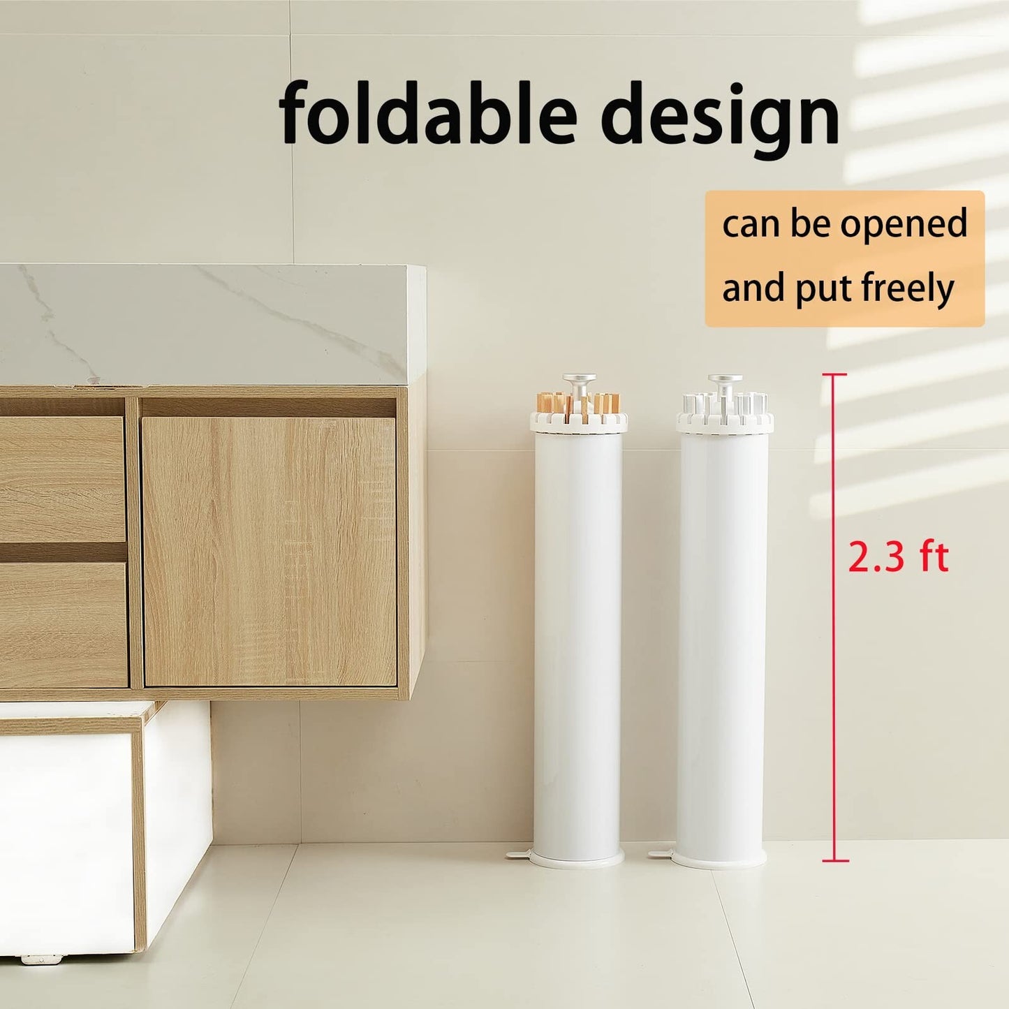 Tripod Clothes Drying Rack, Garment Rack Portable and Foldable Space Saving L...