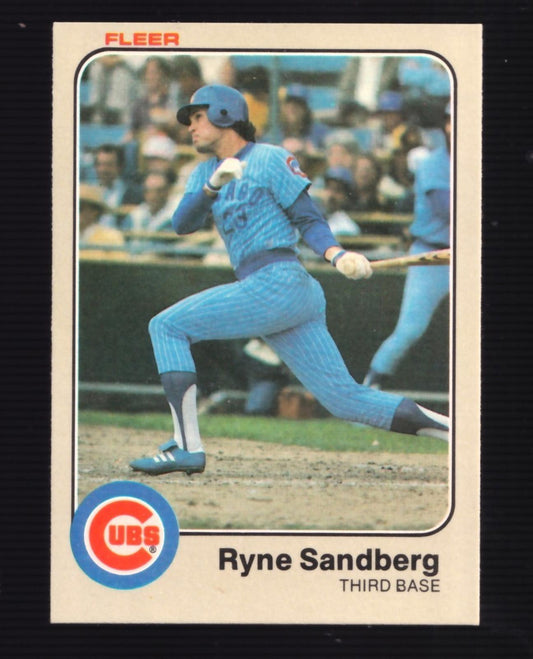1982 Fleer Ryne Sandberg #507 ROOKIE Baseball Card In Mint Must See  CUBS