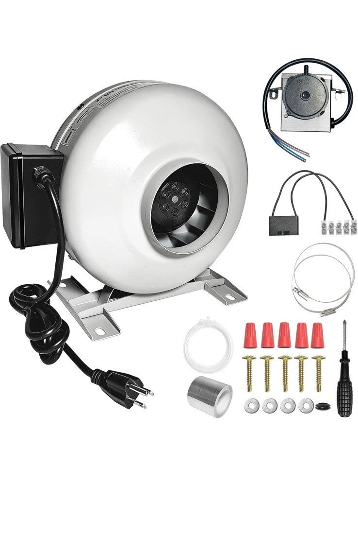 M-4DBT Automatic Dryer Duct Booster Exhaust Fan for Clothes Dryers