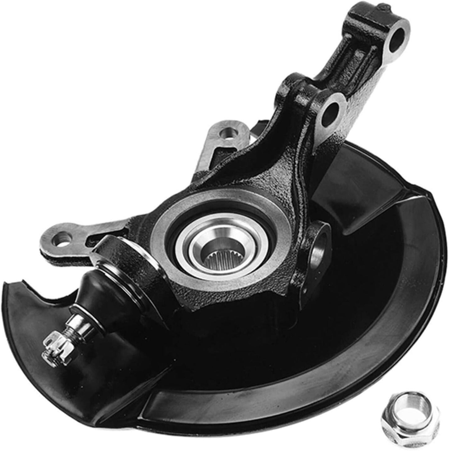 Left Driver Side Front Steering Knuckle & Wheel Bearing Hub For HONDA CIVIC
