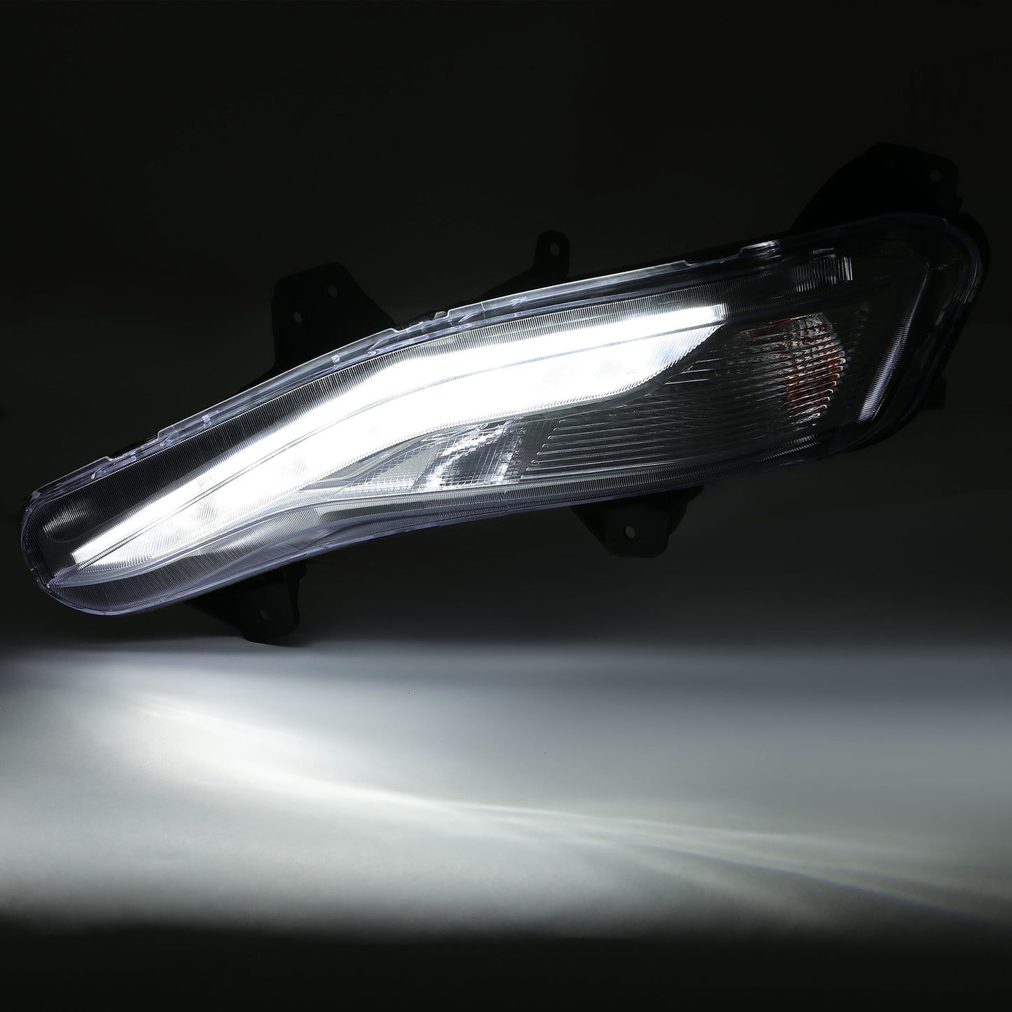 Pair LED Daytime Running Lights Fog Lamp Turn Signal For Chevy Malibu 2019-2023
