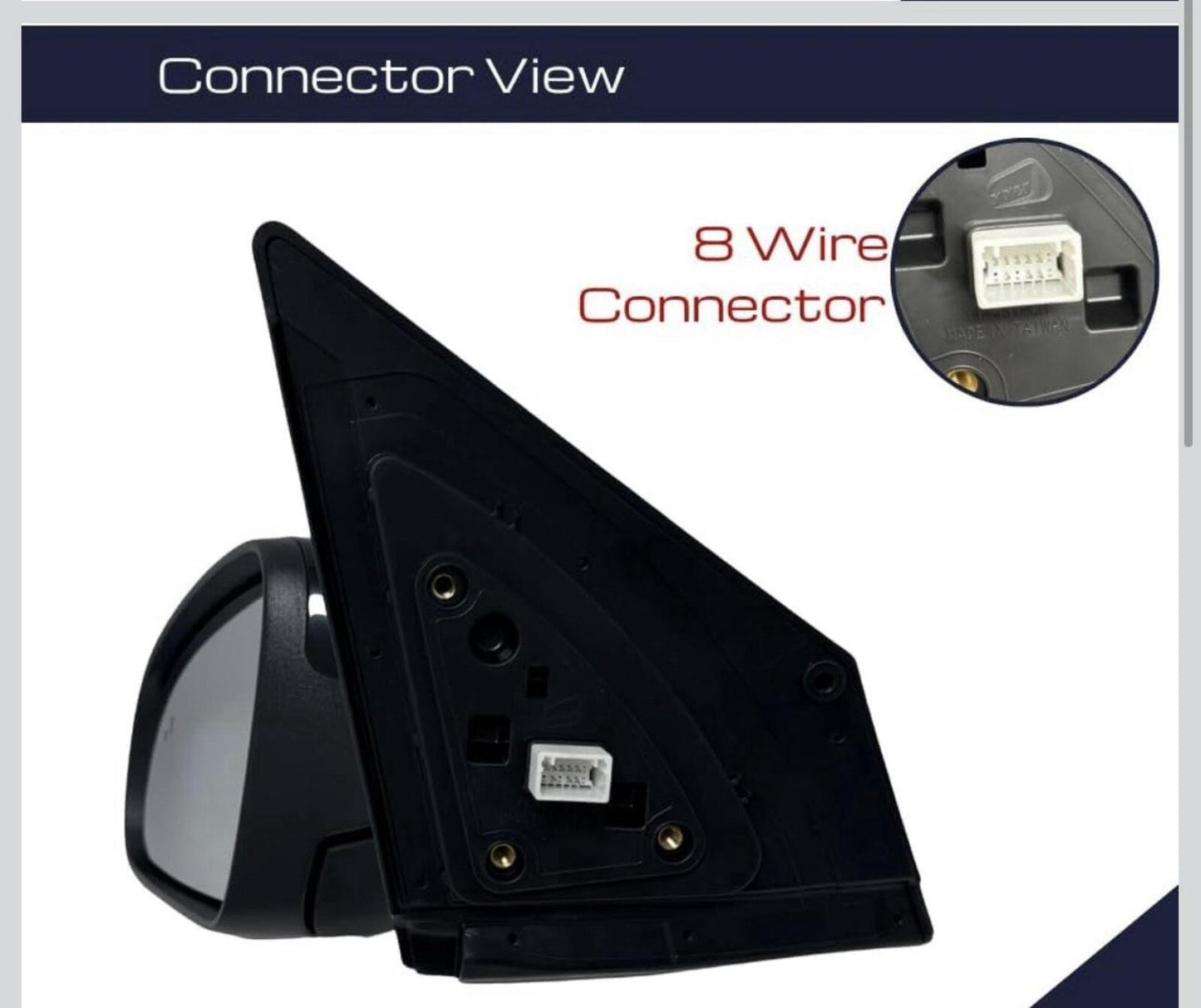 For 2018-2021 Kona Driver Left Mirror 87610J9130MZH HY1320257