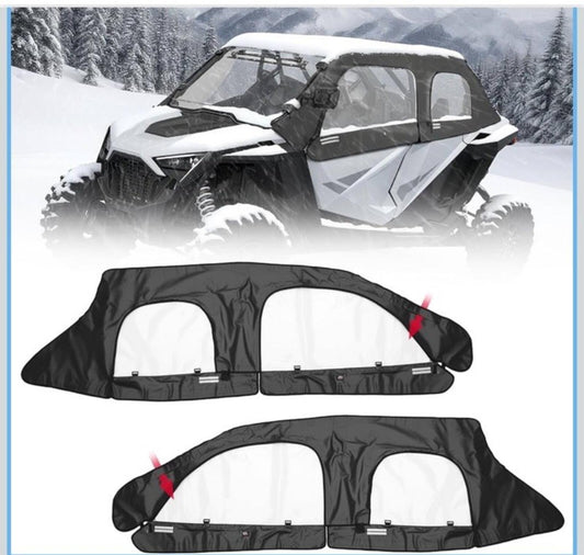 Cab Enclosure Upper Doors For 2020-2025 Polaris RZR PRO XP4 Replace 2884665 4049