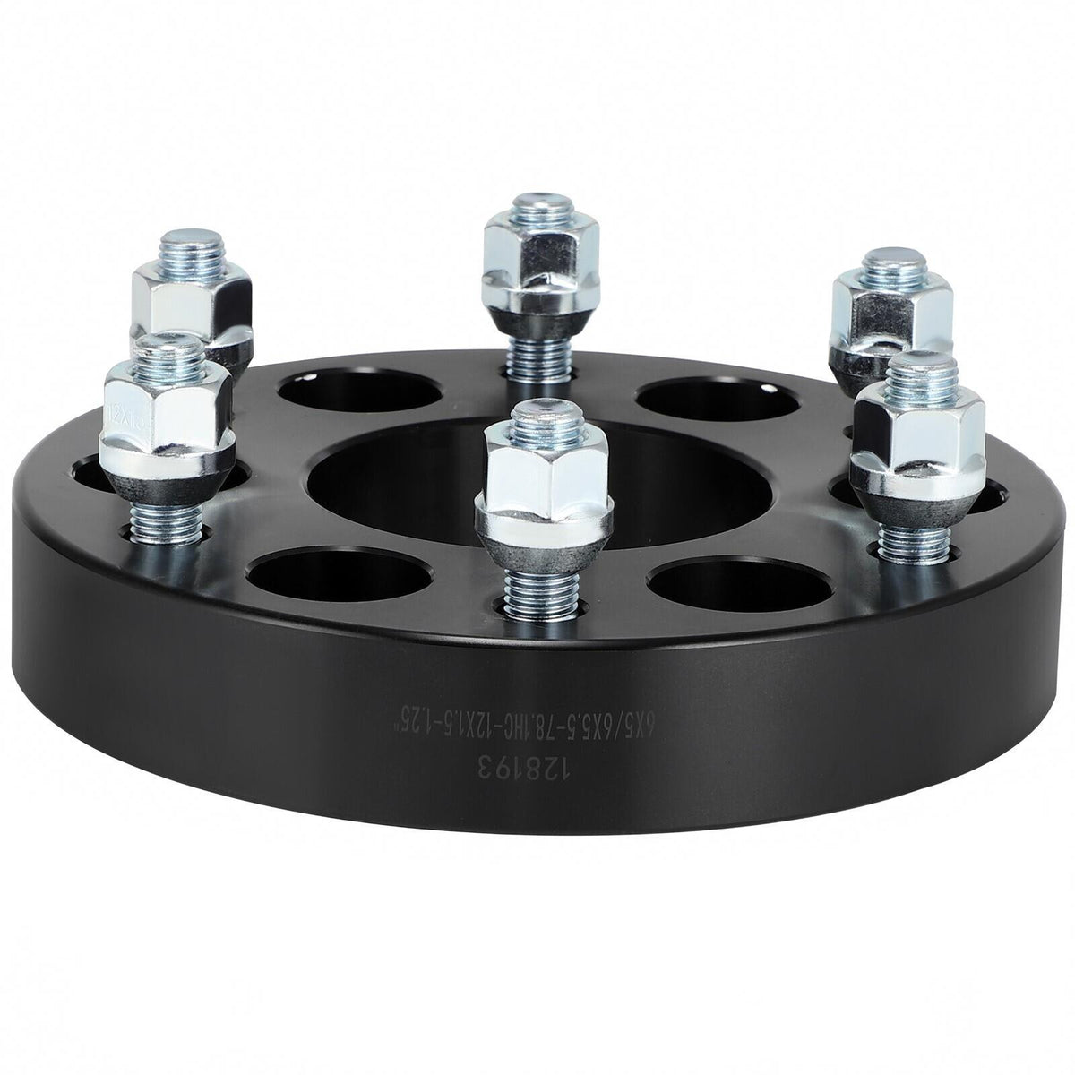 4 Pcs 1.25" 6x5 to 6x5.5 Wheel Adapters 12x1.5 For Chevy GMC 6x127 to 6x139.7