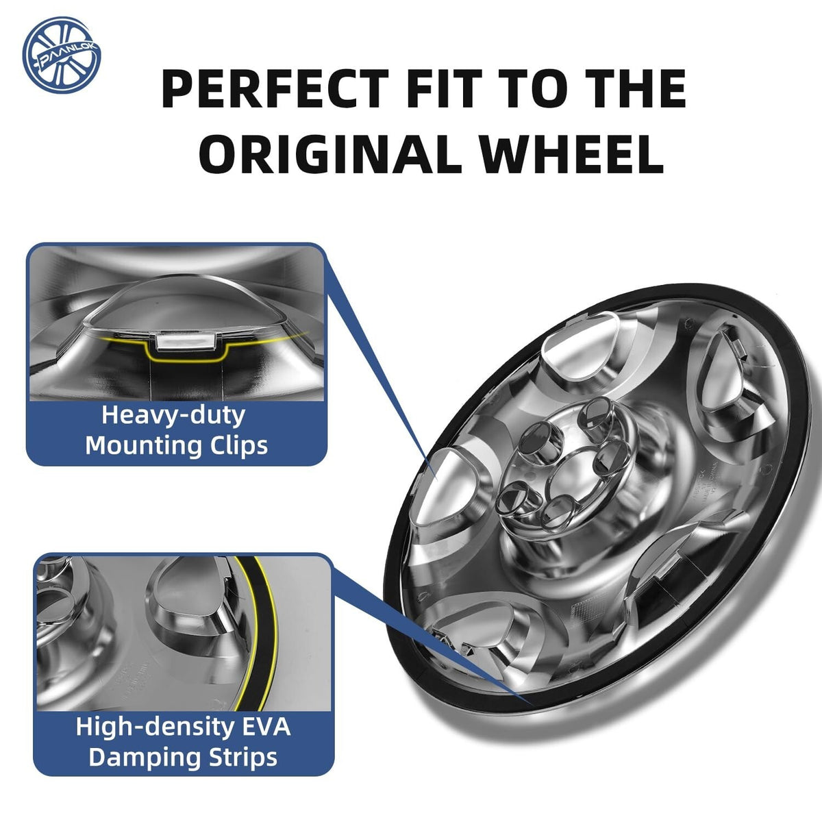 17 Inch Wheel Skins for 2007-2011 Honda CR-V LX, Fits OEM Steel Wheel #42700-...