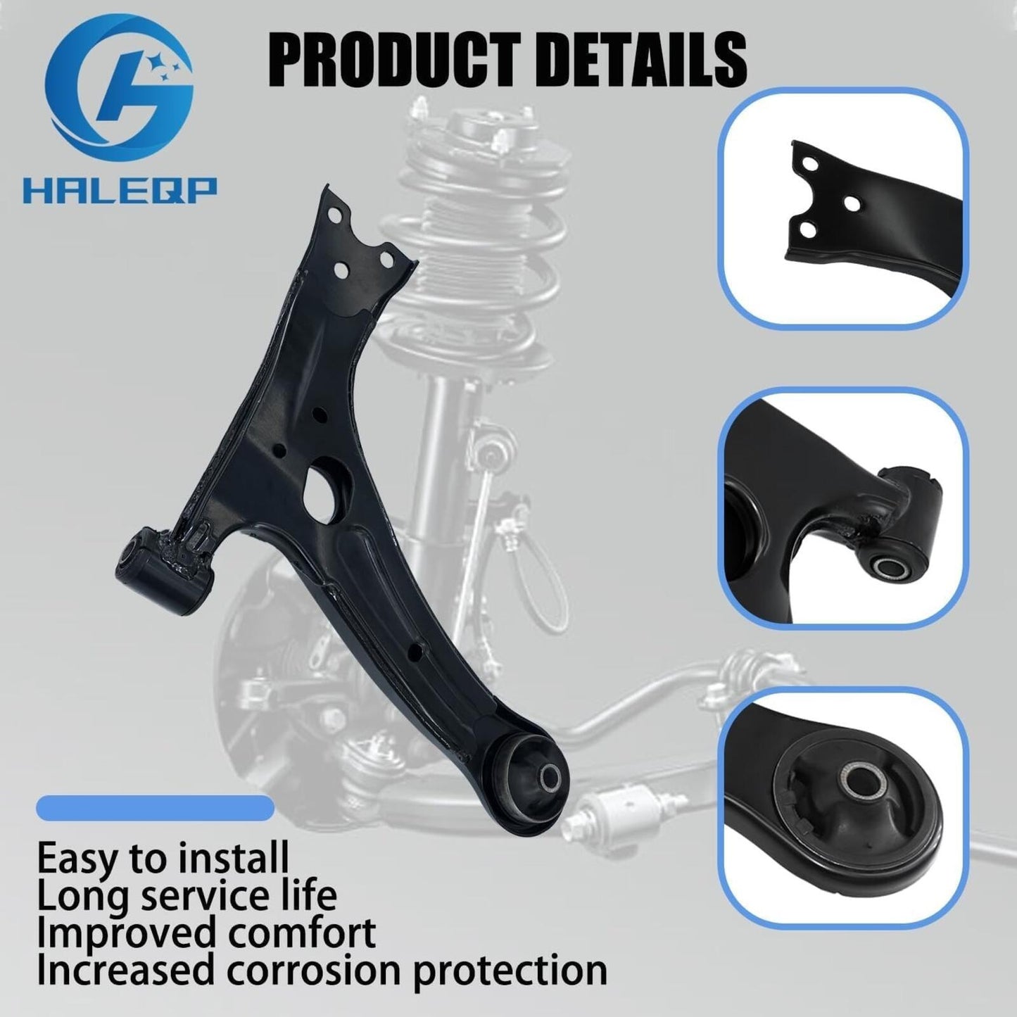 12 PCS Front Lower Suspension Kit Control Arm Ball Joint For 2009-13 Corolla