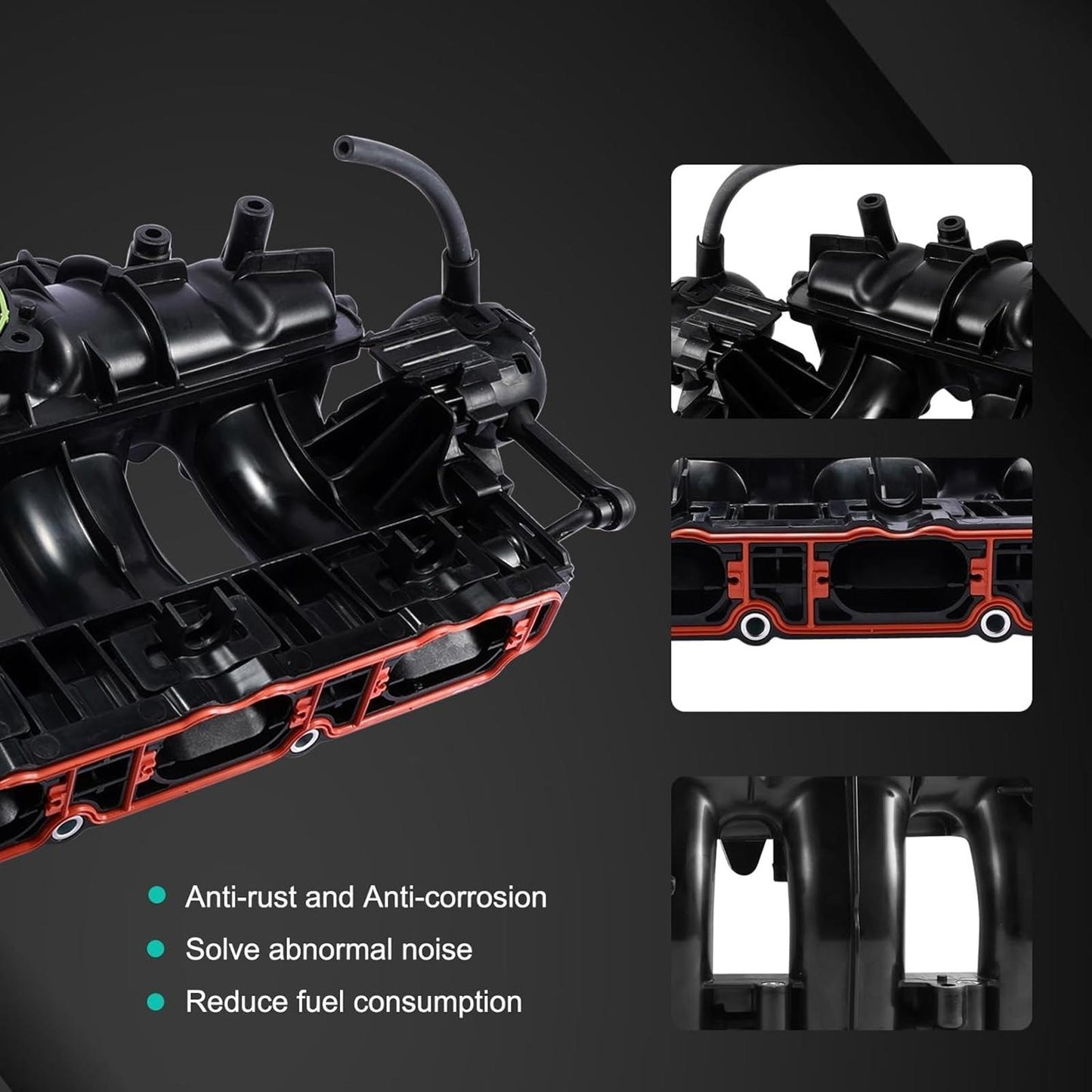 Engine Intake Manifold (2.0L L4) Assembly with MAP Sensor for Audi A3 TT