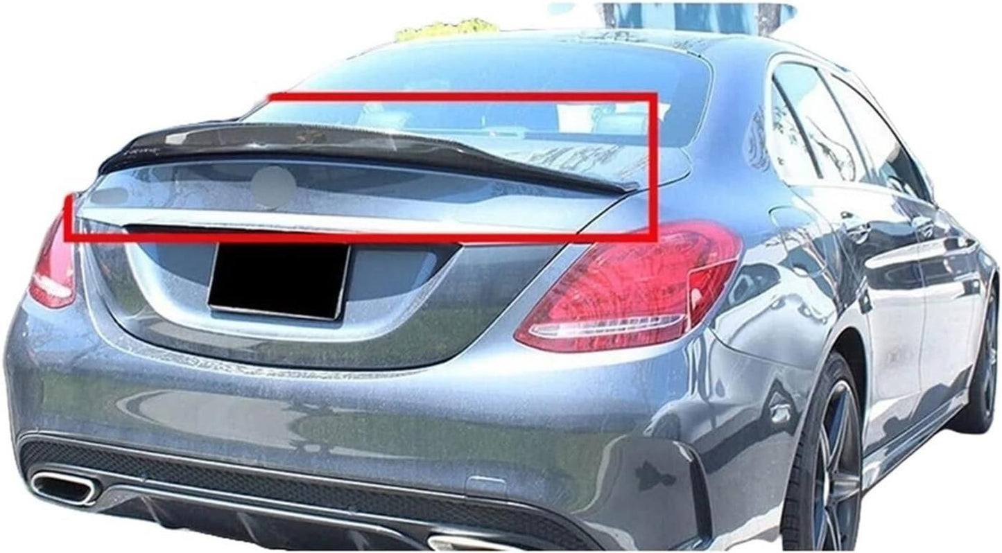 Carbon Rear Trunk Spoiler Wing Fit For Benz W205 C180 C200 C300 C43 C63 2015-20