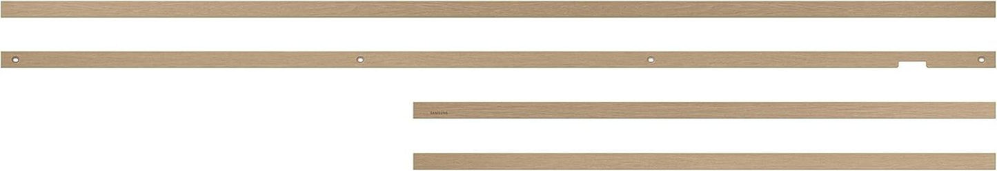 SAMSUNG 50-inch The Frame Customizable Bezel, Modern Teak (VG-SCFA50TKBZA, 2021