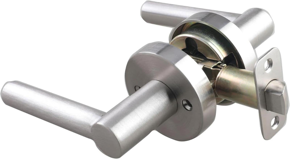 Miseno MLK4012SN MLK4012 Elkton Round Rod Passage Door Lever Set