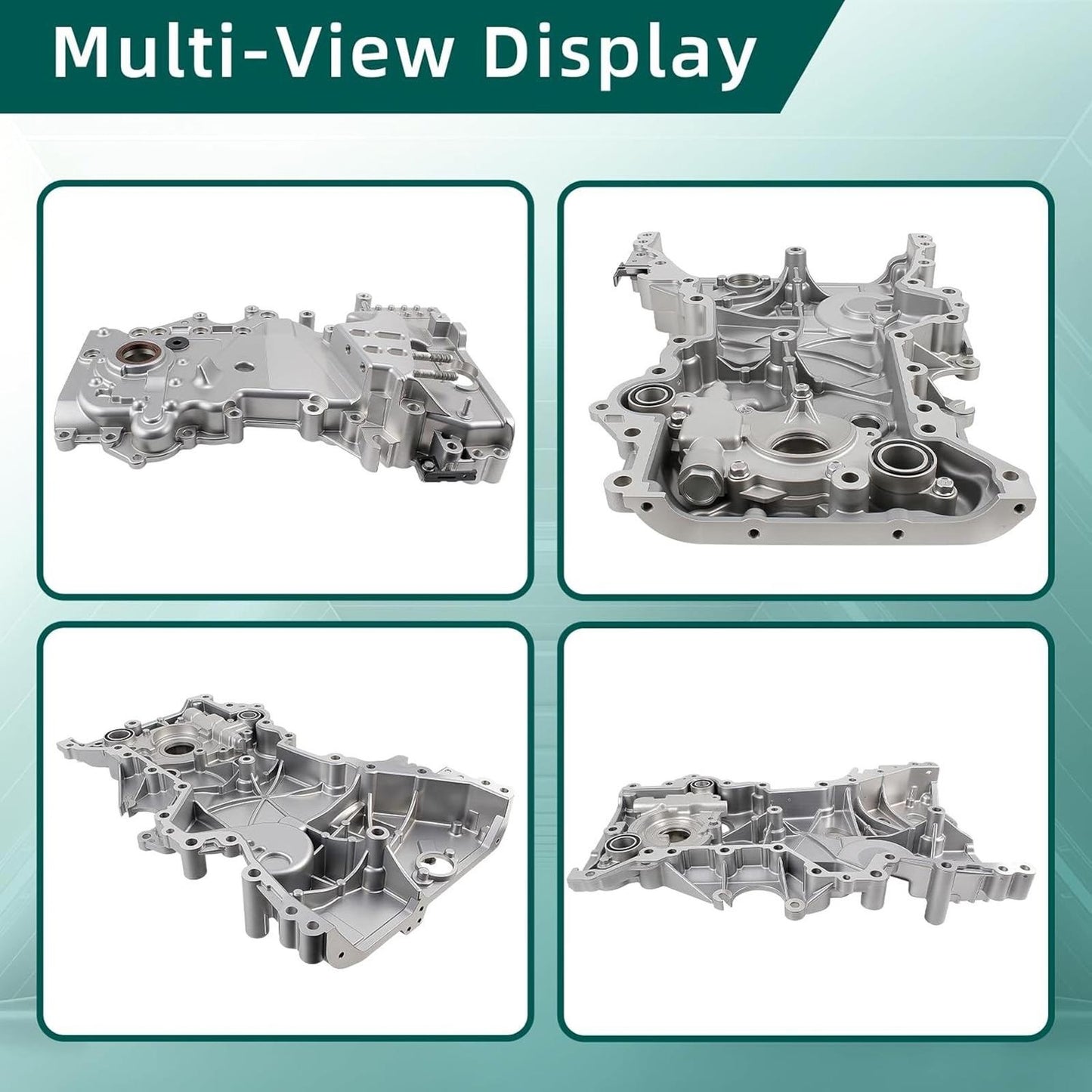 Engine Oil Pump Timing Chain Cover Fits for Hyundai Elantra 2017-2020 2.0L