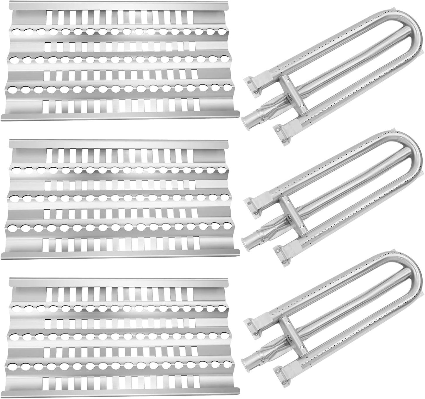 6- Grill Heat Plates Burner Radiant Tray Replacement Kit for DCS Cooking Systems