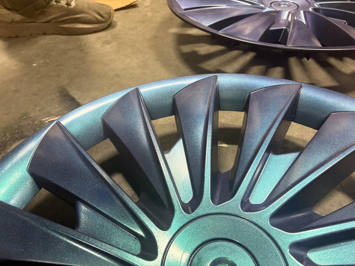 Tesla 2020-2024 Model Y Custom Wheel Cover Hubcap 4PC 19” Blade color Changing