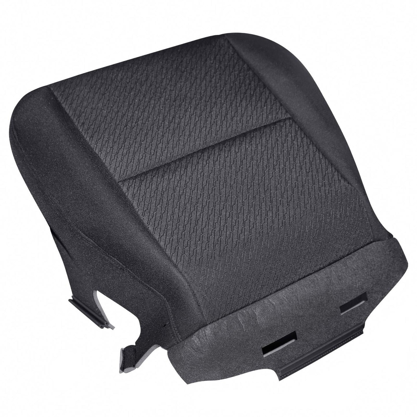 Driver&Passenger Bottom+Top Cloth Seat Cover For 2007-2014 Chevy Silverado Black