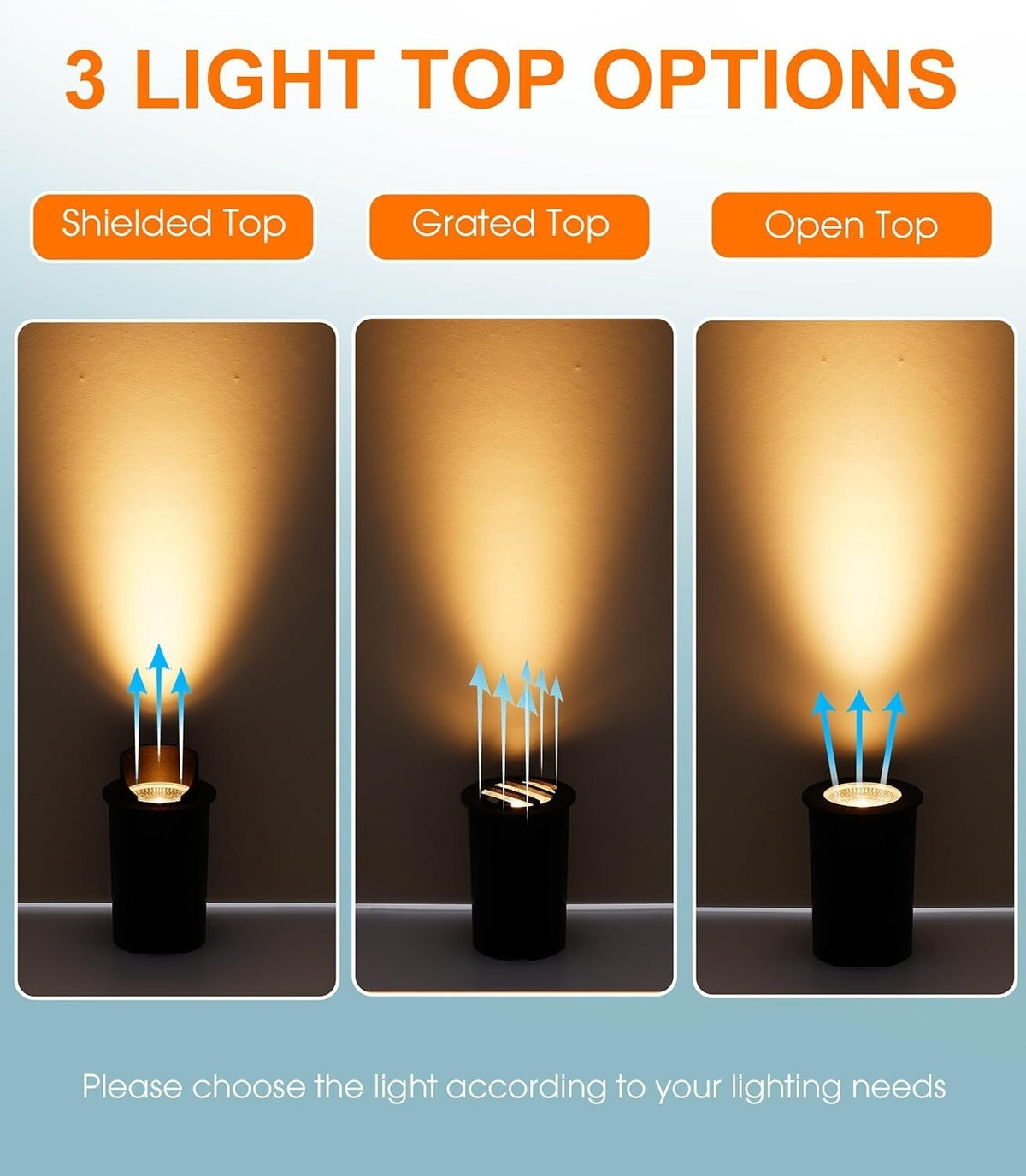 5 Pack] 9W LED Landscape Well Lights,2700K/3000K/3500K/4000K/5000K Selectable...