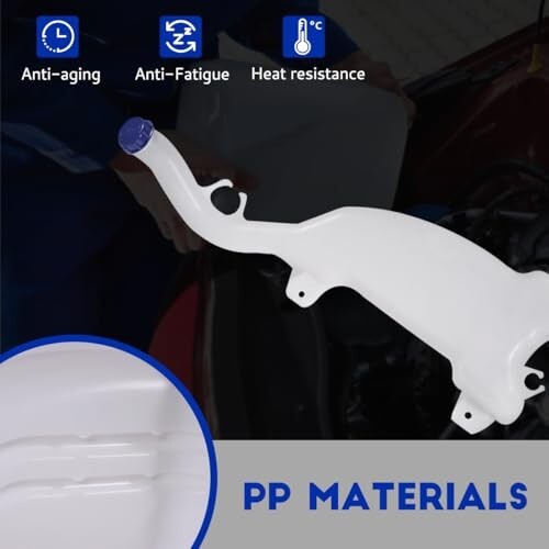 Front Washer Fluid Reservoir Compatible with Freightliner Cascadia 2008-2017