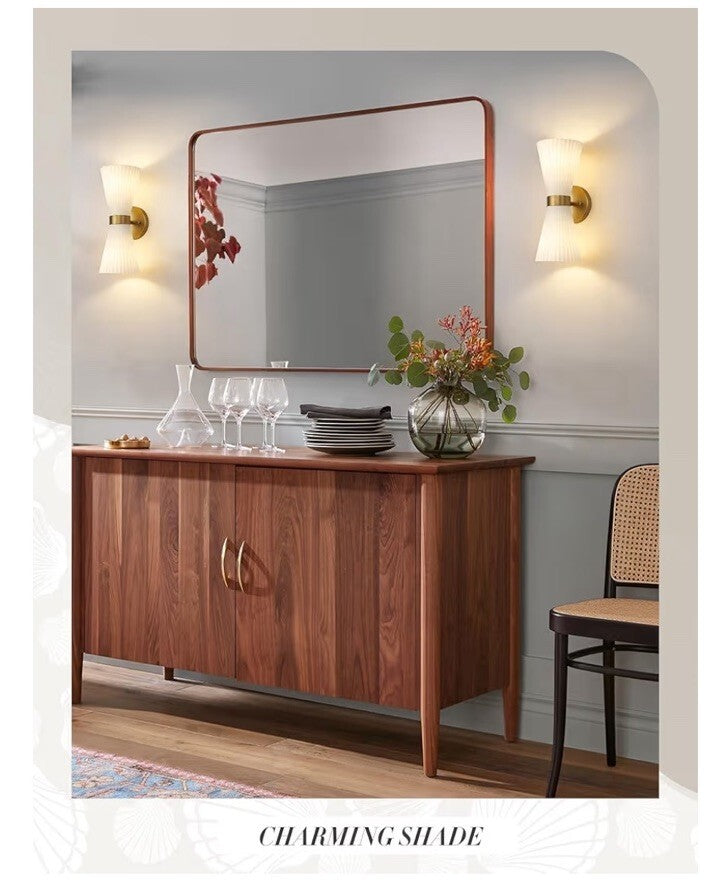 Modern Wall Sconce Set X2 Vanity Up Down Wall Light Brushed Gold Frosted Glass