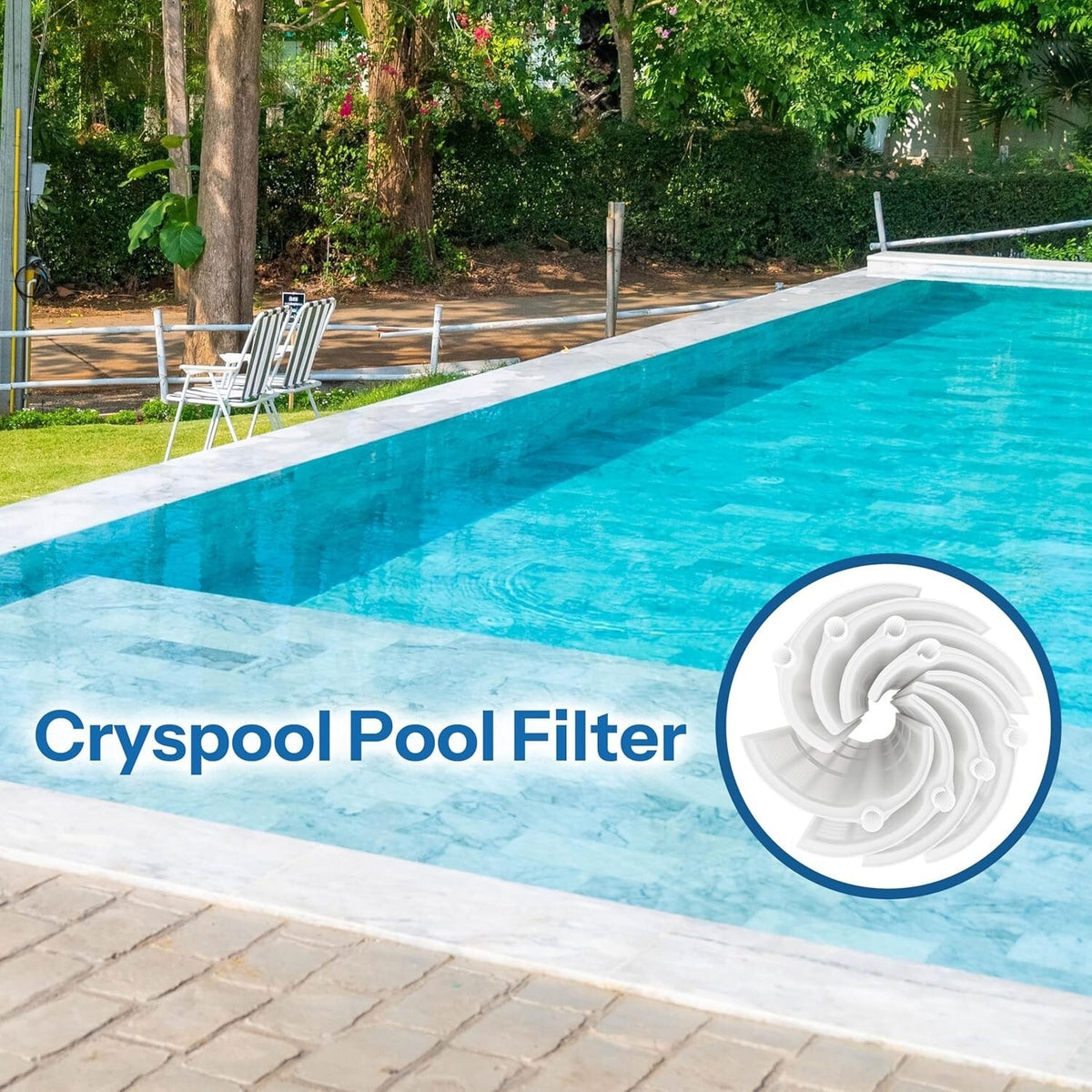 Cryspool 1004 DE pool Filter Compatible with FNS Plus 48 DEL/DEV 48 DE4820