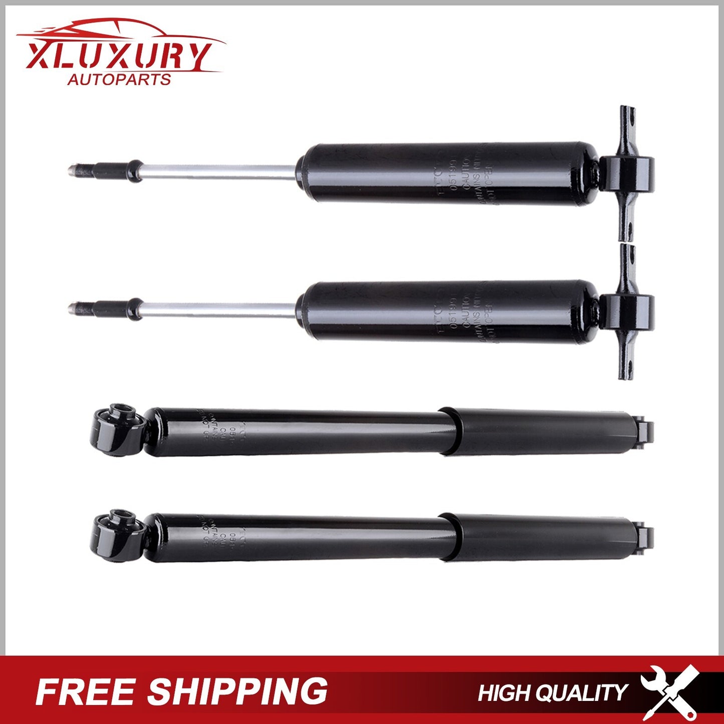 4x Front Rear Shock Absorbers For 2003-13 Ram 2500 3500 2WD 06-12 Dodge Ram 1500