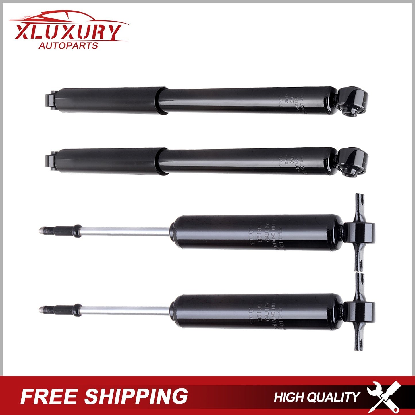 4x Front Rear Shock Absorbers For 2003-13 Ram 2500 3500 2WD 06-12 Dodge Ram 1500