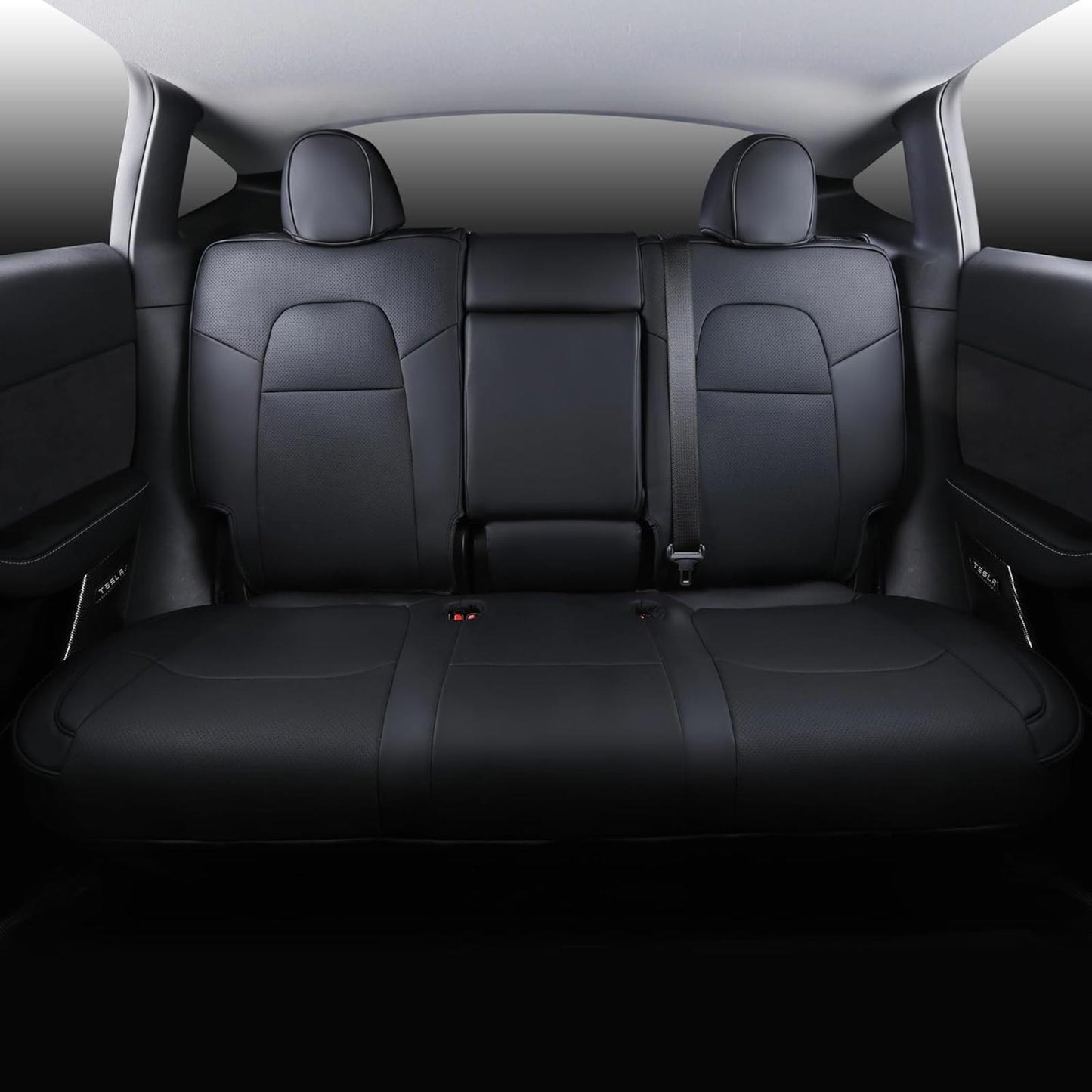 Suitable for Tesla Model Y Seat Covers, Waterproof Faux Leather Car Seat Covers