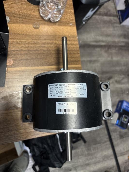 Y7423CO32L AIRCONDITION MOTOR Motor 115 Volt 1/5HP HVAC Air Conditioner Motor