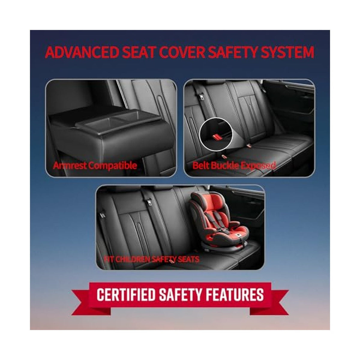 Car Seat Covers for Hyundai Tucson 2010-2025 2026 Full Set 5 Seat
