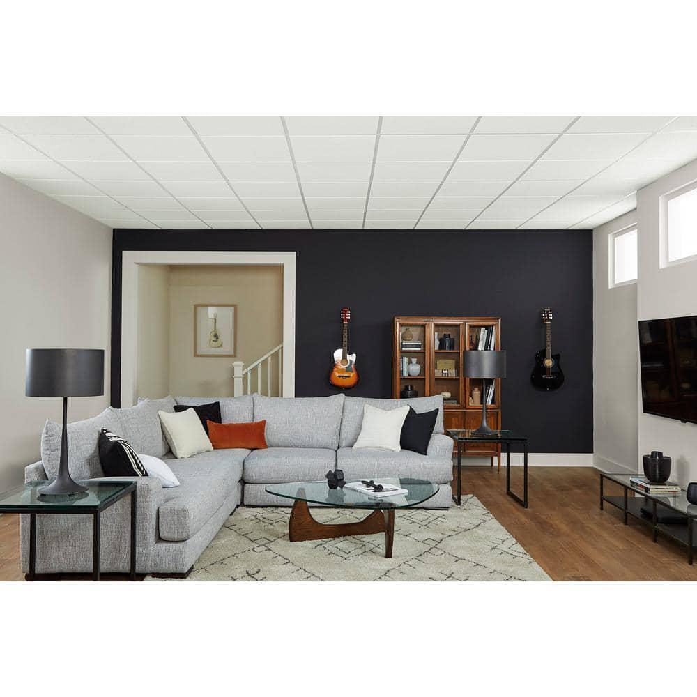 Armstrong Drop Ceiling Tile 24" x 48" Tegular Acoustic White (80-Sq-Ft/Case)