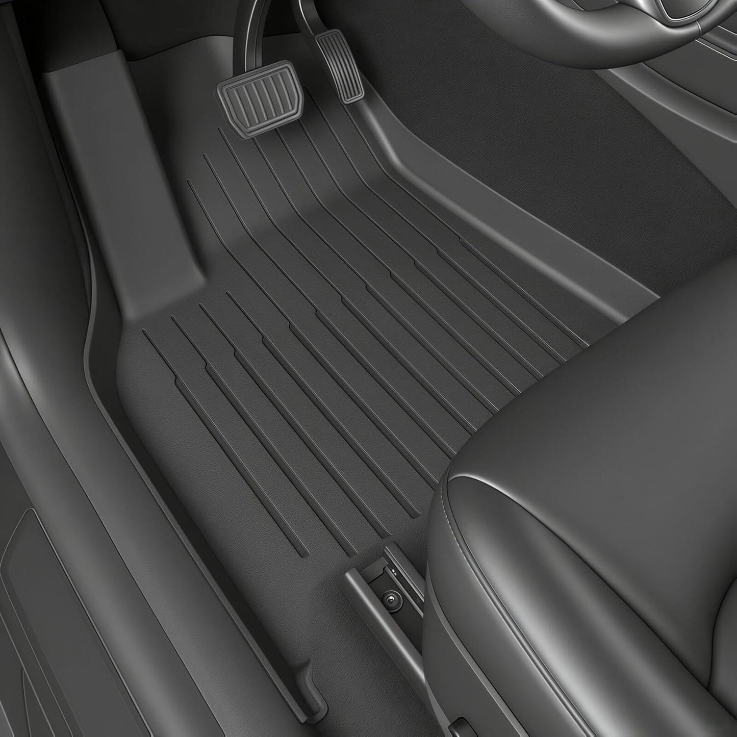 SUPER LINER Floor Mats for 2024-2025 2026 Tesla Model 3 Highland | 6-Piece Set