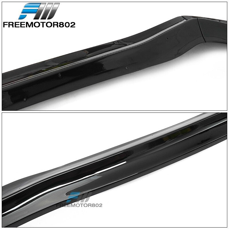Front Bumper Lip Fits 15-21 Subaru WRX/WRX STI CS Style Gloss Black Splitter 3PC