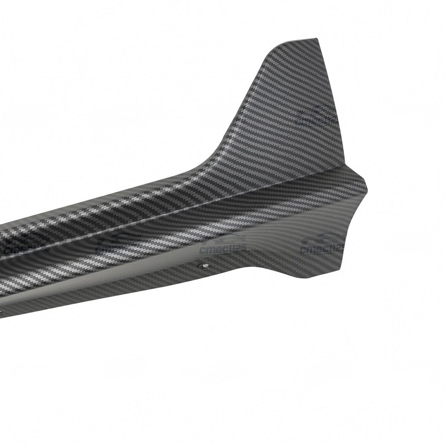 For 2020-2024 Tesla Model Y MatteCarbon Fiber ABS Front Bumper Lip Splitter 3PCS