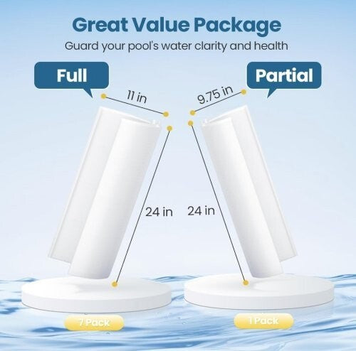48 Sq.Ft FS-2004 DE Grid Pool Replacement Filt-er Set Compatible with Unicel...