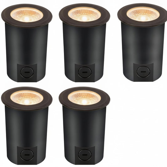 5 Pack] 9W LED Landscape Well Lights,2700K/3000K/3500K/4000K/5000K Selectable...