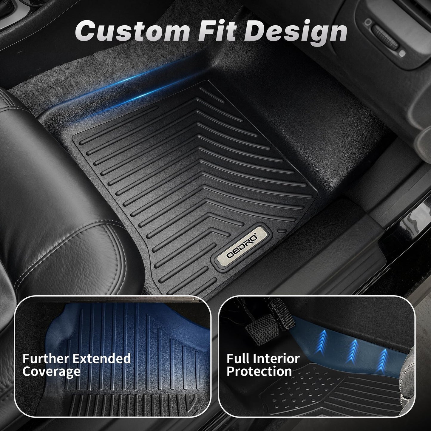 OEDRO Floor Mats for 2018-2023 Subaru Crosstrek / 2018-2023 Impreza, Custom F...