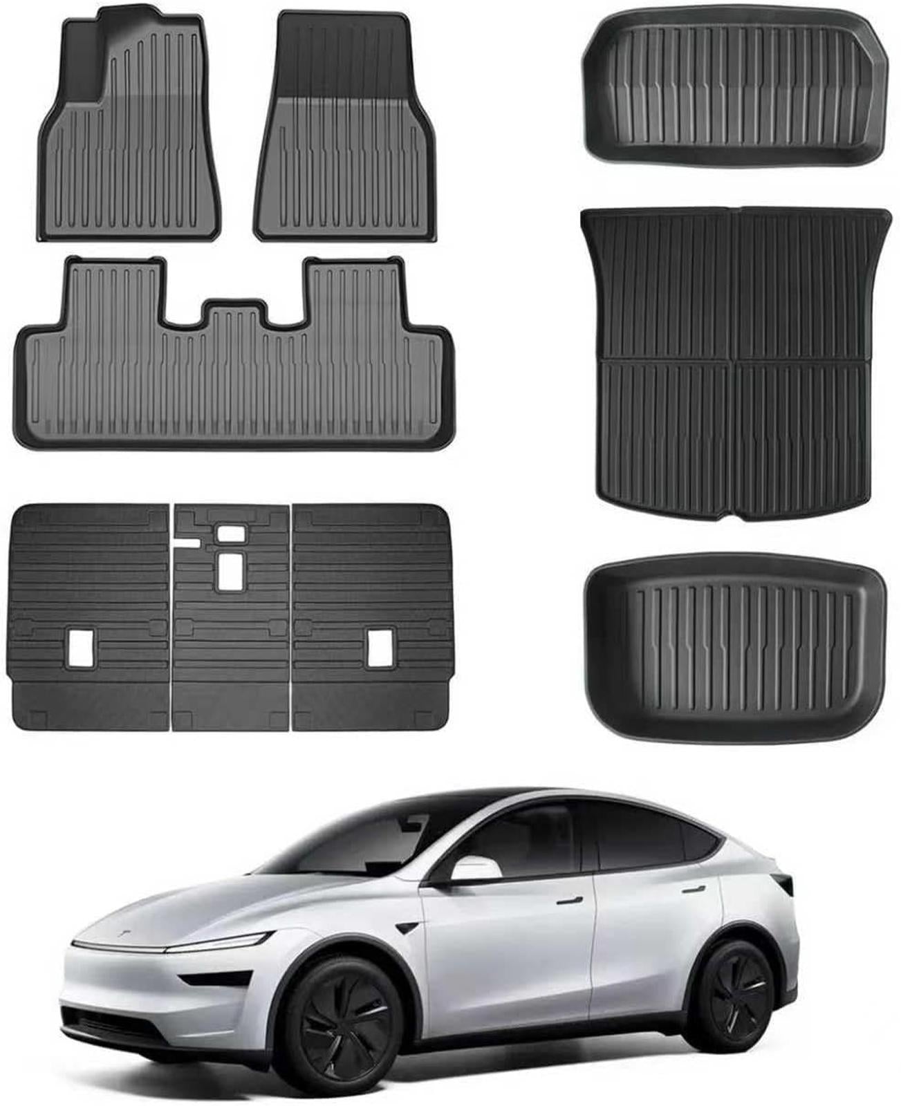 2025 2026 New Model Y Juniper Floor Mat 9PCS Waterproof Scratch Floor Mats