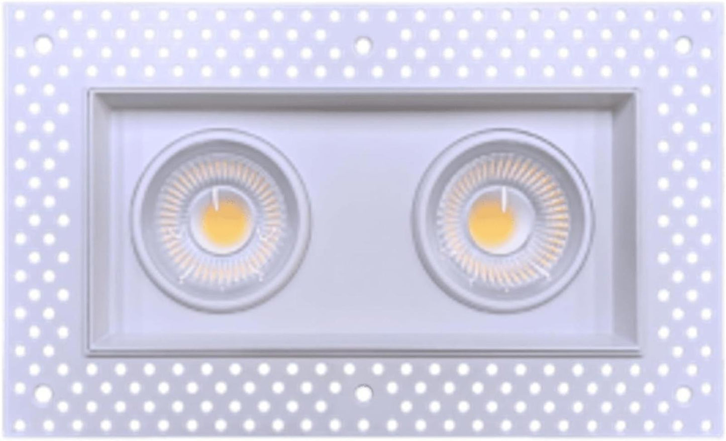 4 inch Trimless 2 Head Multiple Gimbal Downlight Luminaire LED Recessed Light Fi