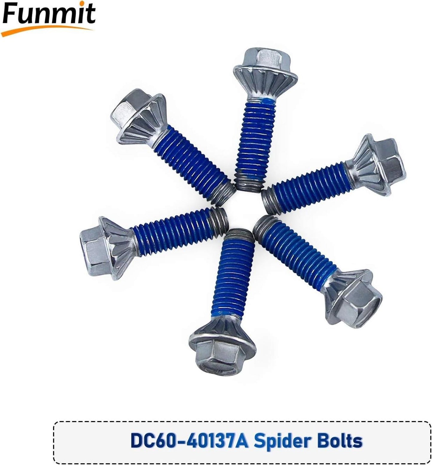 DC97-17004B Washer Flange Shaft Assembly with DC60-40137A Spider Hex Bolt 6 Pack