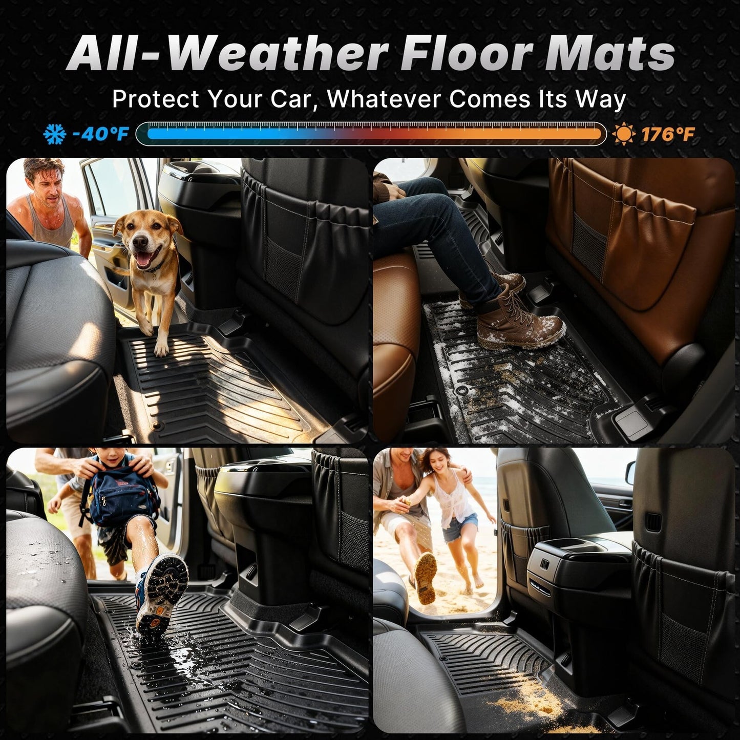 OEDRO Floor Mats for 2018-2023 Subaru Crosstrek / 2018-2023 Impreza, Custom F...