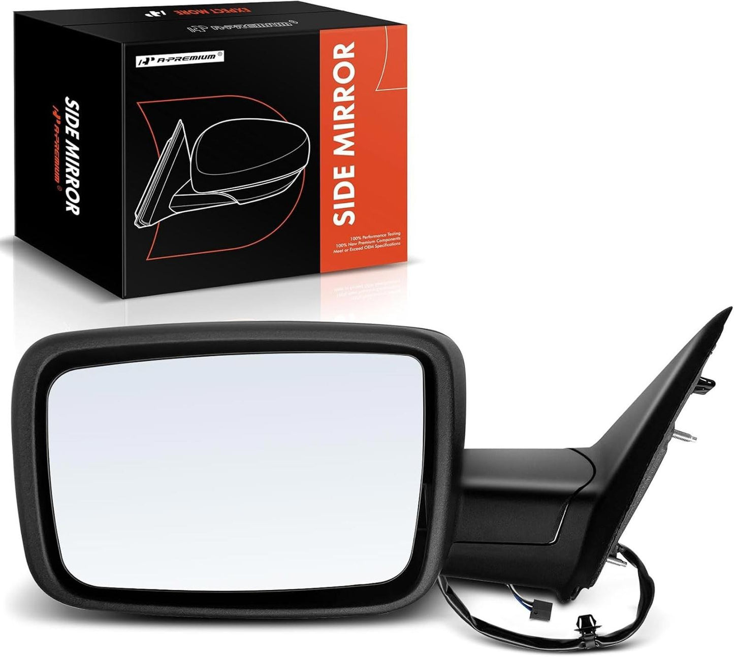 A-Premium Driver Side Power Door Mirror - Compatible with Ram 1500 2014-2018