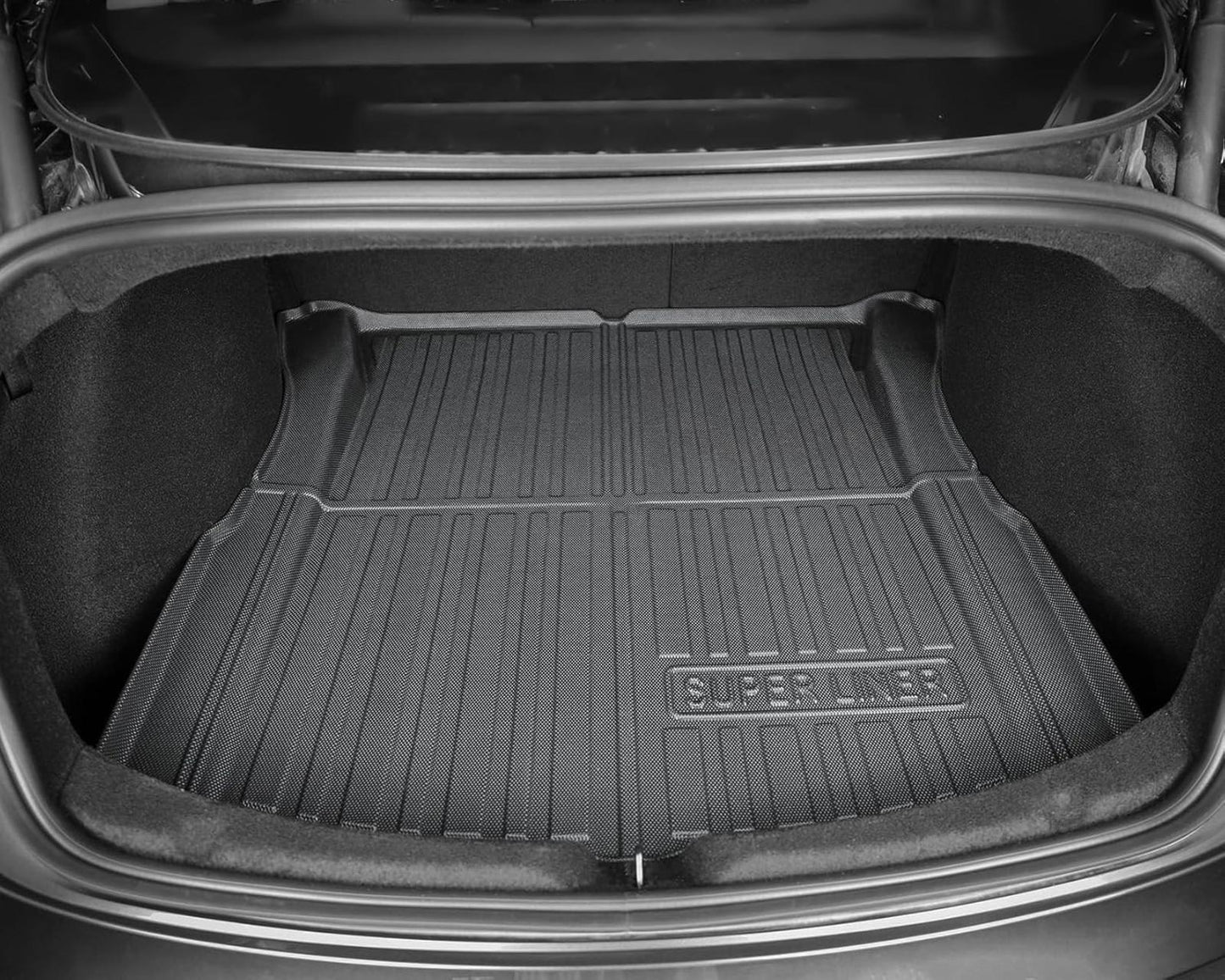 SUPER LINER Tesla Model 3 Floor Mats 2024-26 Custom Fit All-Weather 6-Piece Set