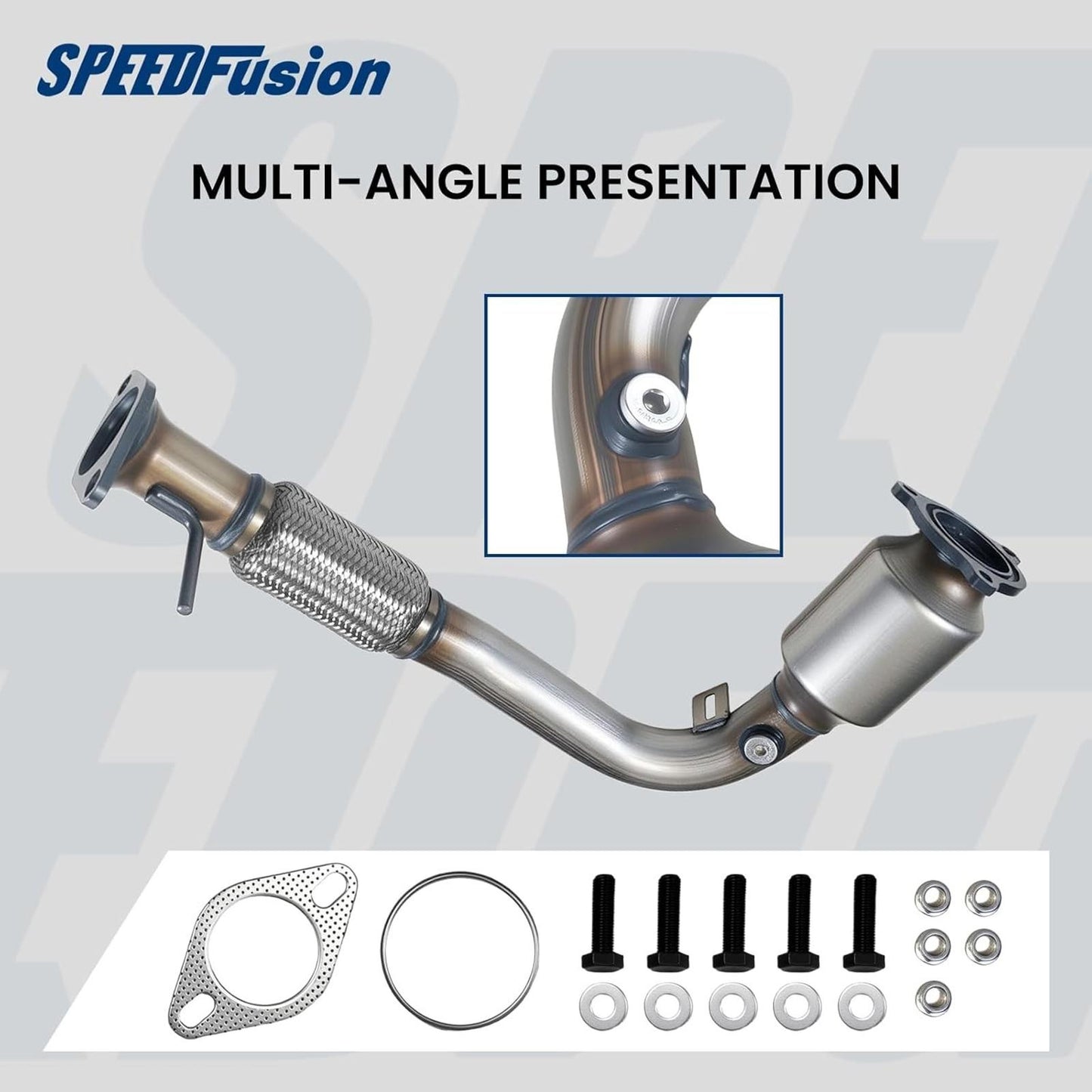 Front Catalytic Converter Compatible with 2012 2013 2014 2015 Captiva Sport