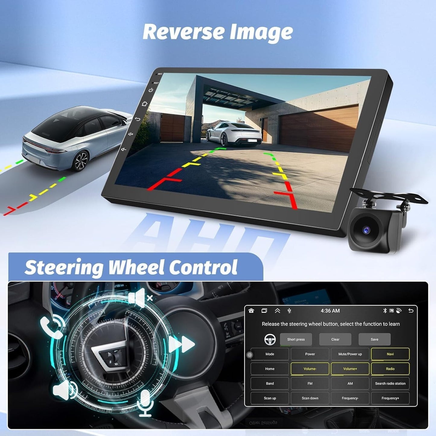 [8 Core 4G+64G] for Hyundai Santa Fe IX45 2013-2018, Android Radio GPS, WiFi