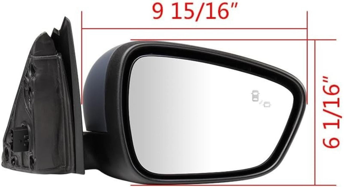 Right Passenger Side Mirror with Blind Spot For 2020-23 Ford Escape Power Manual