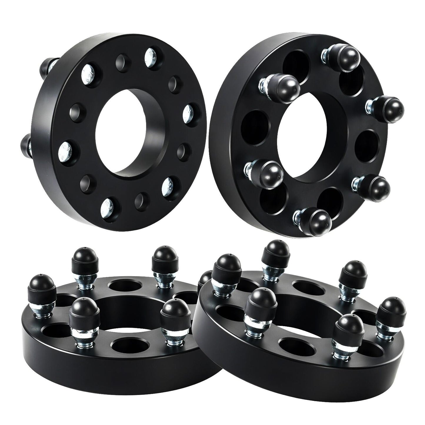 4Pc 1.25" 6x5" to 6x5.5" Wheel Adapters 78.1mm CB M12x1.5 For 2002-2009 Envoy