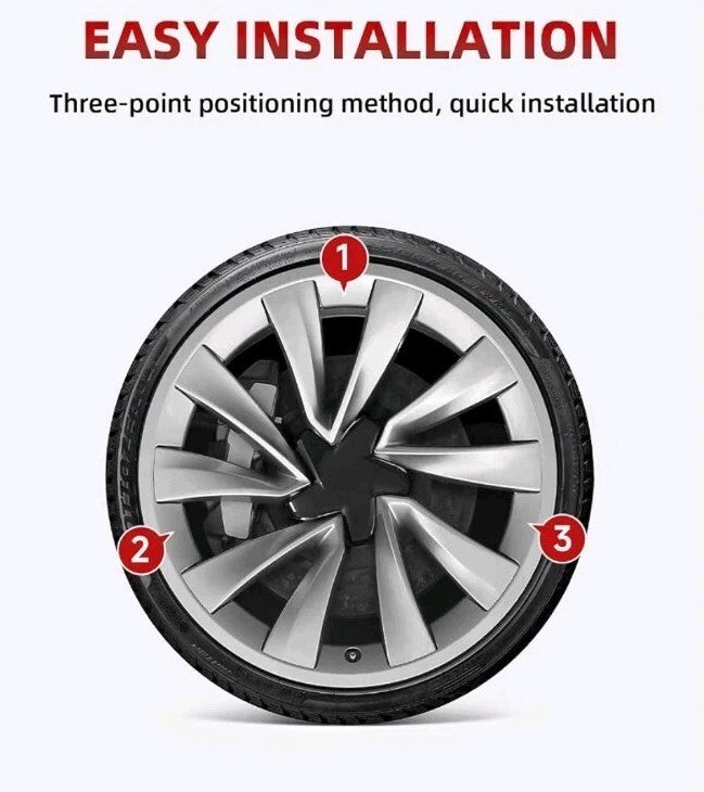 Wheel Rim Protector for Tesla Model Y Juniper 20In Helix 2.0 Wheels All-in-one